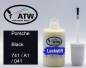 Preview: Porsche, Black, 741 / A1 / 041: 20ml Lackstift, von ATW Autoteile West.